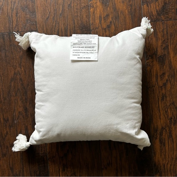 Spritz White Throw Pillow - Picture 2 of 4